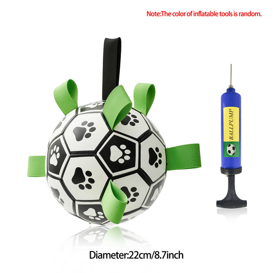 Inflatable Interactive Dog Football for Outdoor Fetch & Training