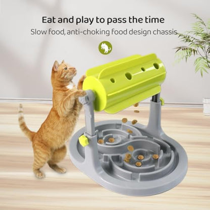 Interactive Slow Feeder Puzzle Bowl for Dogs & Cats