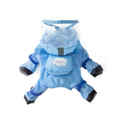 Waterproof Dog Raincoat | Full-Body 4-Leg Rain Jacket for Small & Medium Dogs