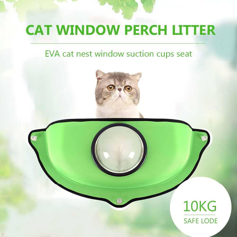 Pet Window Sill Cat Hammock ¨C Suction Cup Mountable Cat Bed for Indoor Cats