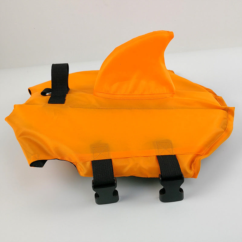 Shark Fin Dog Life Jacket - Summer Swim Vest for Dogs