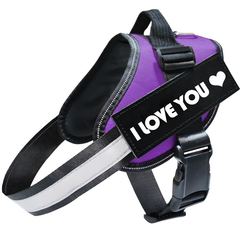 Reflective Dog Leash & Harness Set | Adjustable, No-Pull Dog Walking Gear