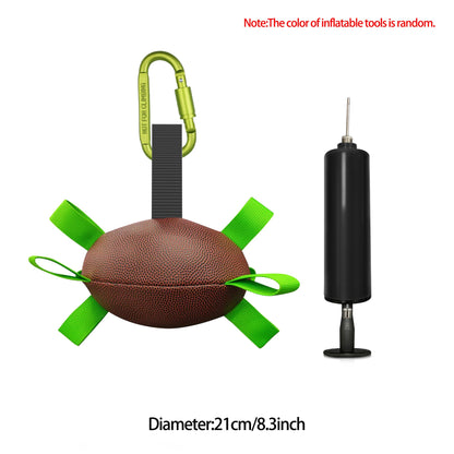 Inflatable Interactive Dog Football for Outdoor Fetch & Training