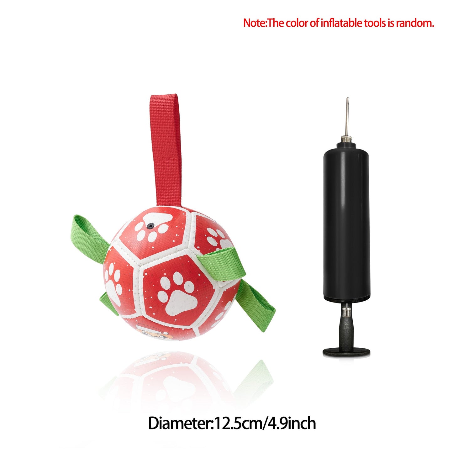 Inflatable Interactive Dog Football for Outdoor Fetch & Training