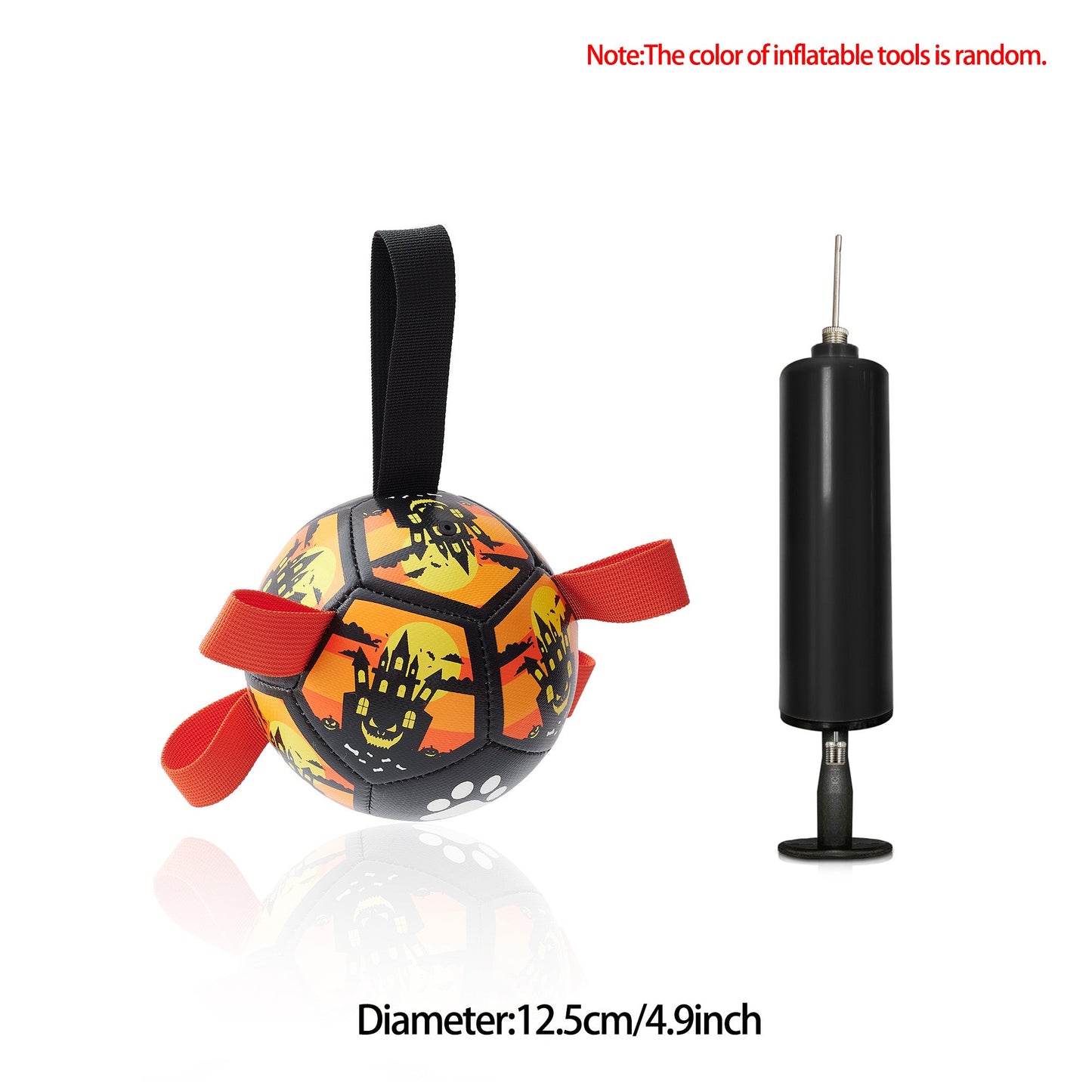 Inflatable Interactive Dog Football for Outdoor Fetch & Training