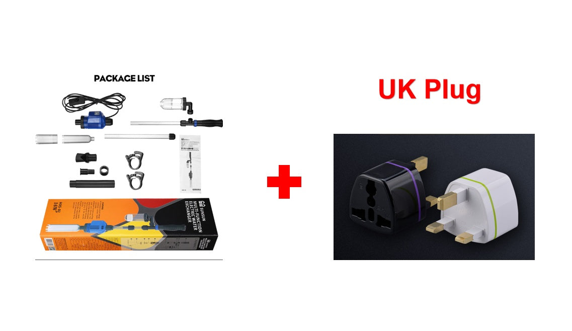 Electric Aquarium Gravel Cleaner - Automatic Water Change & Siphon Vacuum