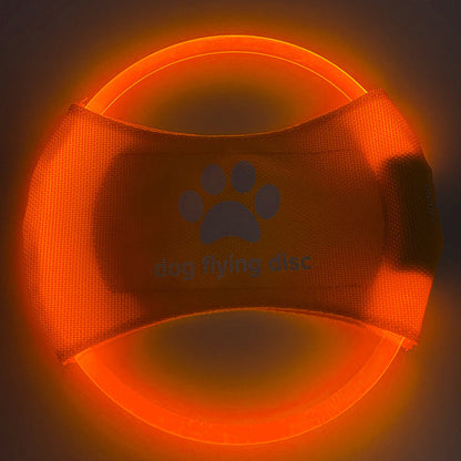 LED Light-Up Dog Flying Disc ¨C Interactive Training & Play Toy for Dogs