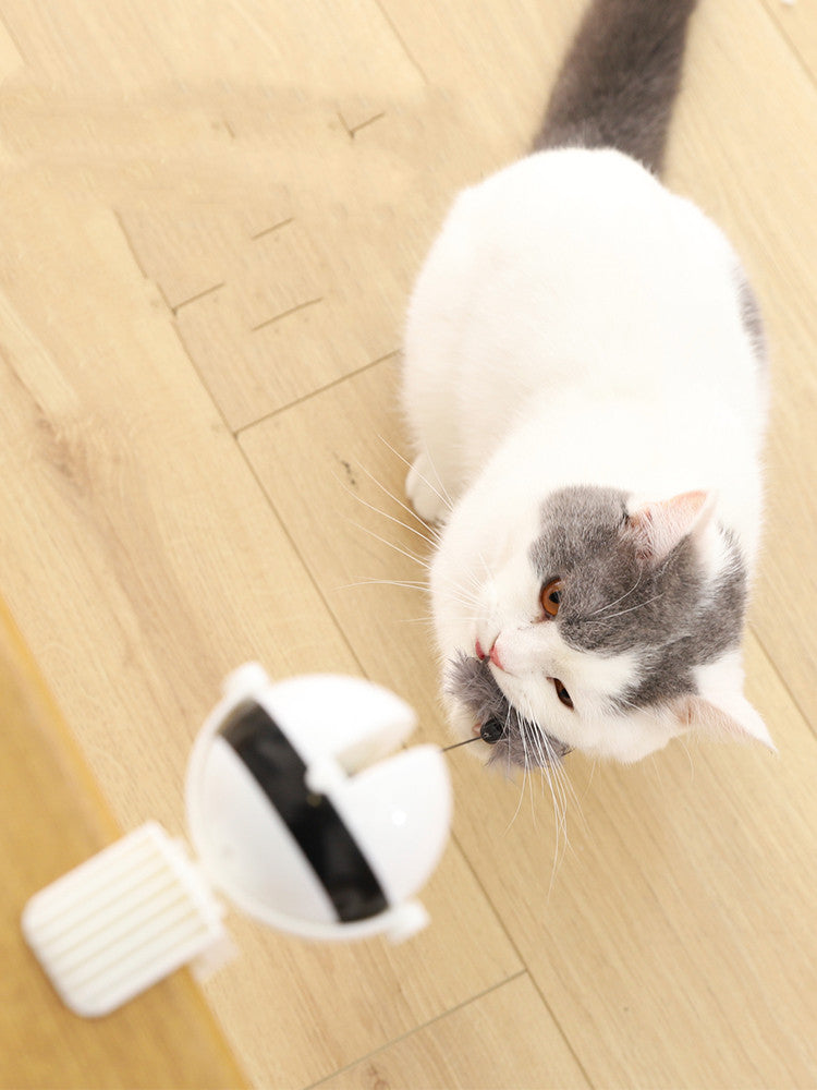 Electric Lifting Motion Cat Toy - Automatic Interactive Teaser
