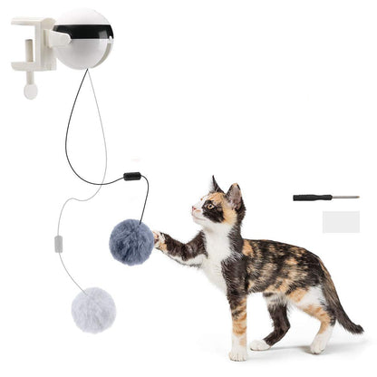 Electric Lifting Motion Cat Toy - Automatic Interactive Teaser