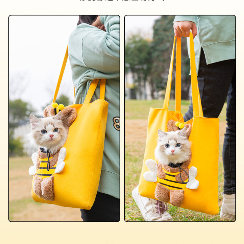 Portable Breathable Pet Carrier Bag for Cats & Small Dogs