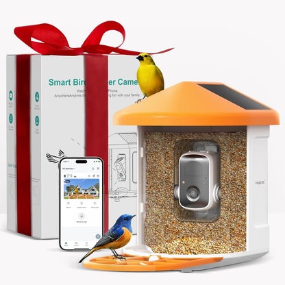 Smart Bird Feeder with Wireless Camera - AI Bird Watching & Recognition