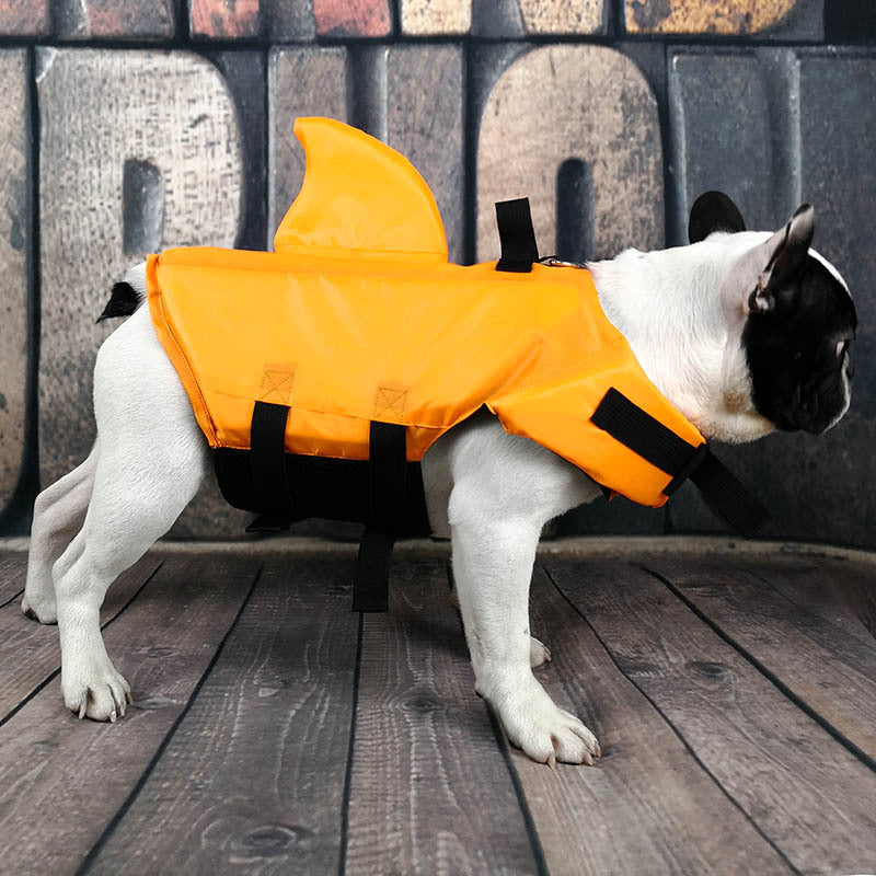 Shark Fin Dog Life Jacket - Summer Swim Vest for Dogs