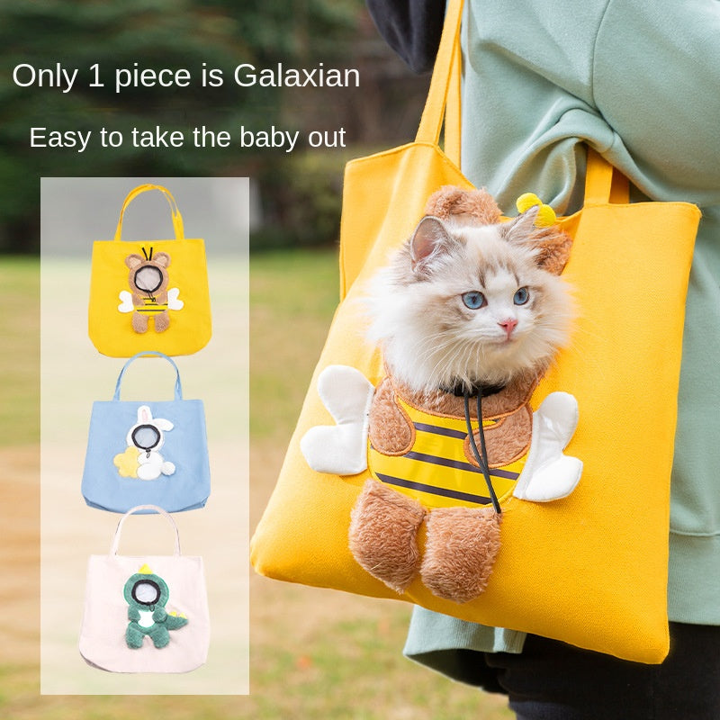 Portable Breathable Pet Carrier Bag for Cats & Small Dogs