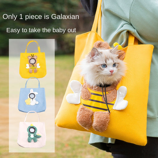 Portable Breathable Pet Carrier Bag for Cats & Small Dogs