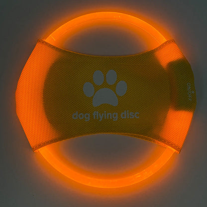 LED Light-Up Dog Flying Disc ¨C Interactive Training & Play Toy for Dogs