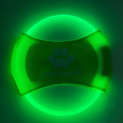 LED Light-Up Dog Flying Disc ¨C Interactive Training & Play Toy for Dogs