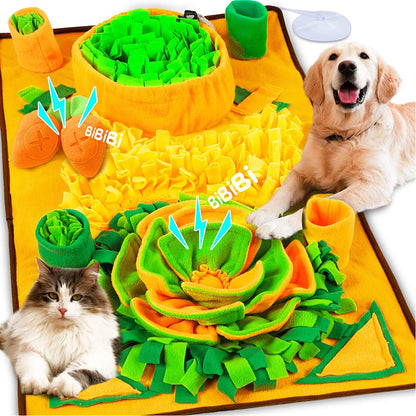 Large Snuffle Mat for Dogs - Interactive Sniff & Slow Feeder Mat for Stress Relief and Enrichment