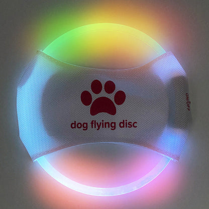 LED Light-Up Dog Flying Disc ¨C Interactive Training & Play Toy for Dogs