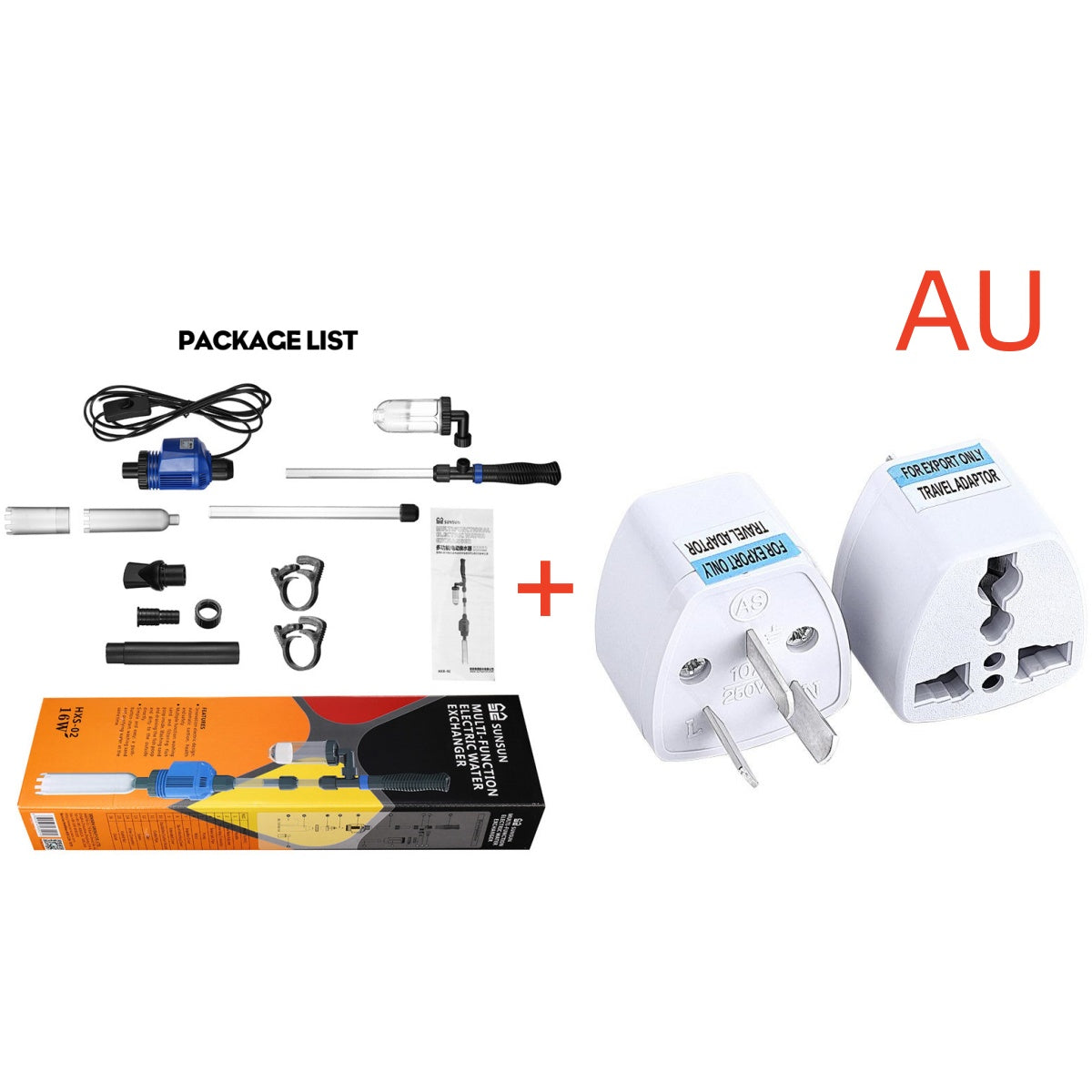 Electric Aquarium Gravel Cleaner - Automatic Water Change & Siphon Vacuum