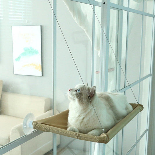 Cat Window Hammock with Strong Suction Cups ¨C Sun Hanging Perch for Indoor Cats