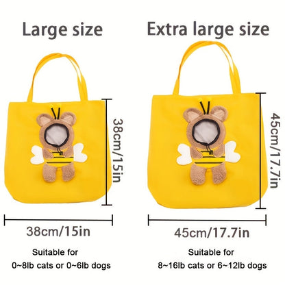 Portable Breathable Pet Carrier Bag for Cats & Small Dogs