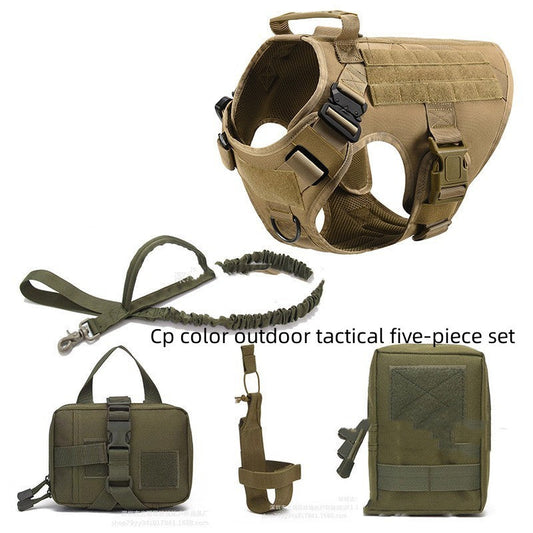 Tactical Dog Harness & Leash Set ¨C No Pull K9 Training Vest for German Shepherd & Large Dogs