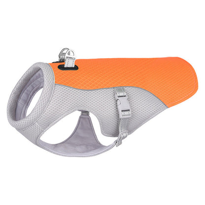 Summer Dog Cooling Harness Vest ¨C Breathable No-Pull Lightweight Mesh Harness for Hot Weather