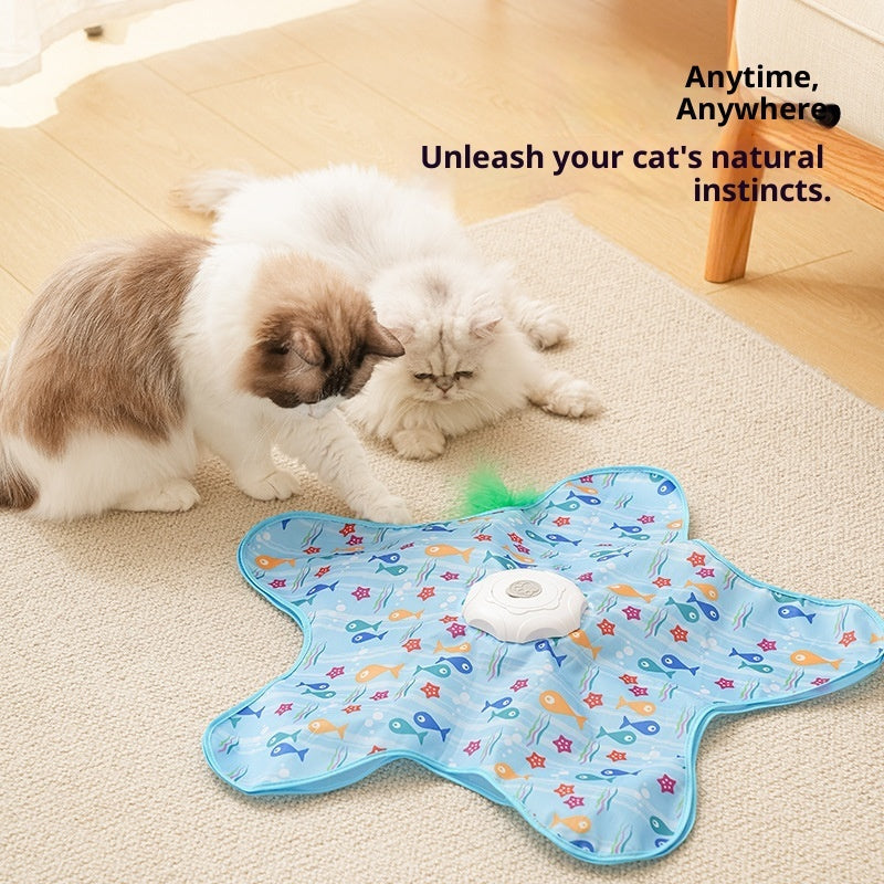 Smart Interactive Cat Toy ¨C Electric Hunting Toy for Indoor Cats | Stress & Boredom Relief