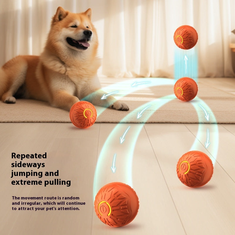 Automatic Luminous Jumping Ball Dog Toy