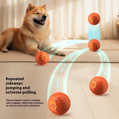 Automatic Luminous Jumping Ball Dog Toy