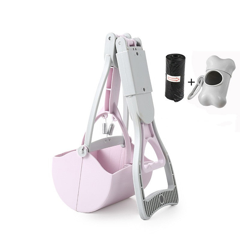 Portable Dog Poop Picker ¨C One-Handed Pooper Scooper for Walking & Outdoor Use