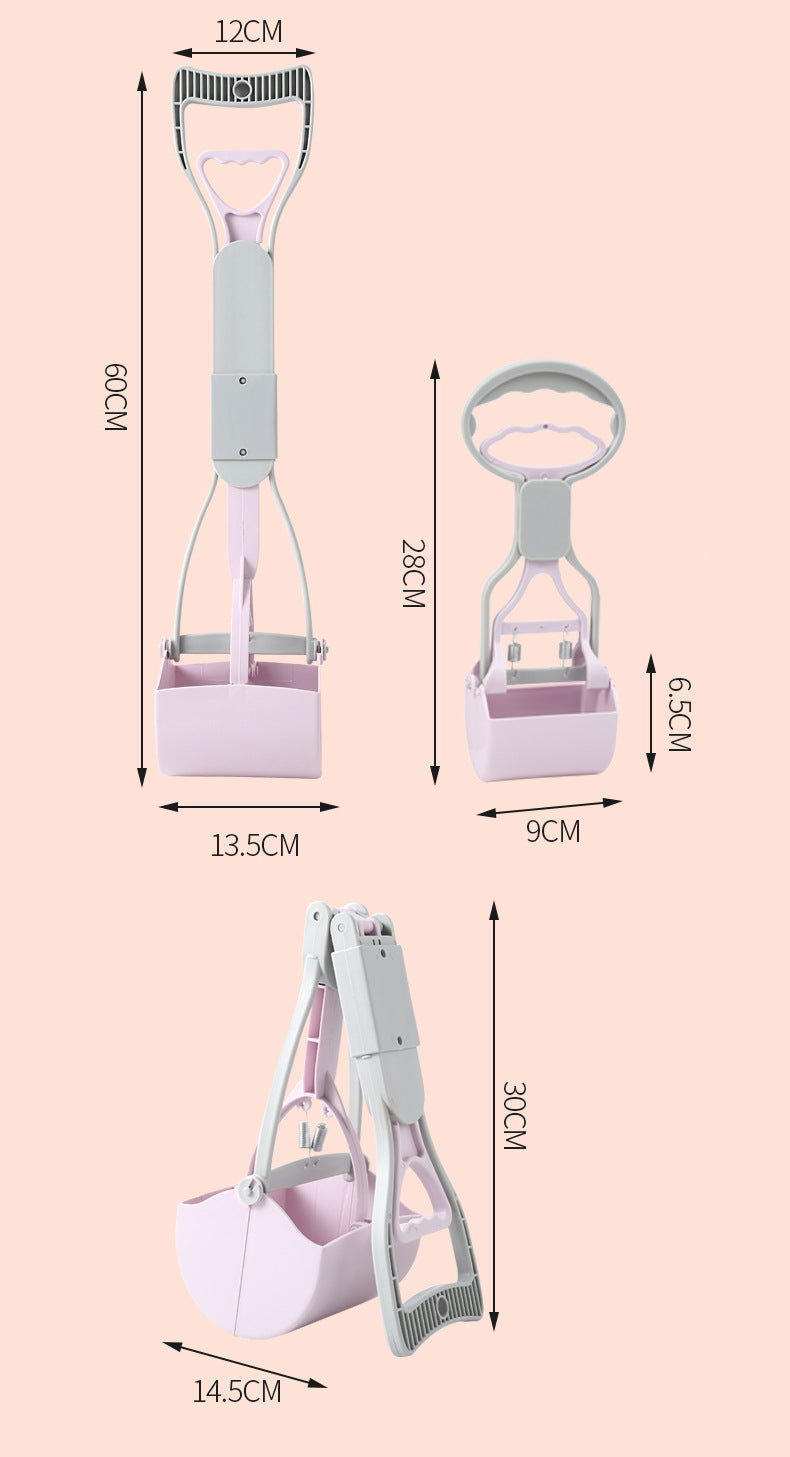 Portable Dog Poop Picker ¨C One-Handed Pooper Scooper for Walking & Outdoor Use