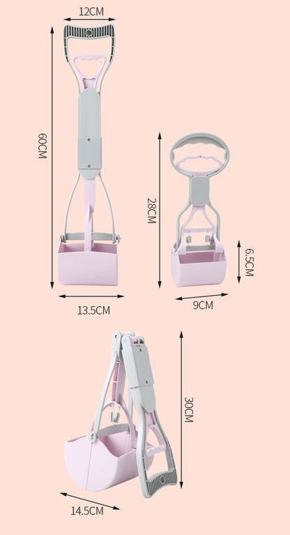 Portable Dog Poop Picker ¨C One-Handed Pooper Scooper for Walking & Outdoor Use