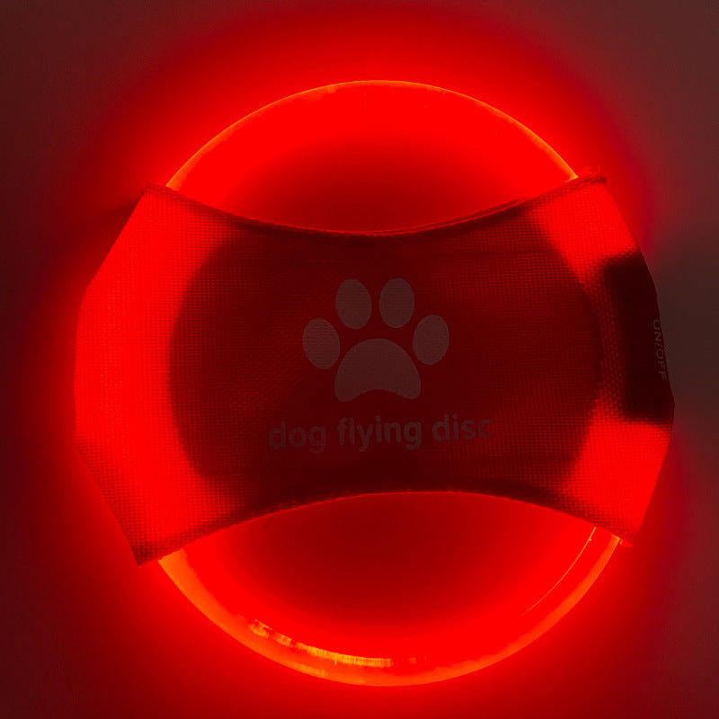 LED Light-Up Dog Flying Disc ¨C Interactive Training & Play Toy for Dogs